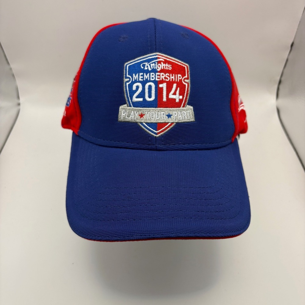 Newcastle Knights 2014 Membership Baseball Cap Blue Red ISC 100%‎ Polyester